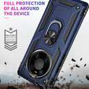 For Huawei Mate 40 Pro Shockproof TPU + PC Protective Case with 360 Degree Rotating Holder(Blue)