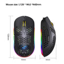 HXSJ T90 RGB Light Three-mode Wireless Gaming Mouse