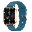 Q18 1.7 inch TFT Color Screen IP68 Waterproof Smart Watch, Support Call Reminder / Heart Rate Monitor / Blood Oxygen Saturation Monitor(Rose Gold Blue)