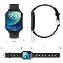 Q18 1.7 inch TFT Color Screen IP68 Waterproof Smart Watch, Support Call Reminder / Heart Rate Monitor / Blood Oxygen Saturation Monitor(Blue)