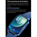 Q18 1.7 inch TFT Color Screen IP68 Waterproof Smart Watch, Support Call Reminder / Heart Rate Monitor / Blood Oxygen Saturation Monitor(Blue)