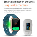 Q18 1.7 inch TFT Color Screen IP68 Waterproof Smart Watch, Support Call Reminder / Heart Rate Monitor / Blood Oxygen Saturation Monitor(Rose Gold Blue)