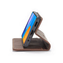 For Huawei P Smart 2021 CaseMe-013 Multifunctional Retro Frosted Horizontal Flip Leather Case with Card Slot & Holder & Wallet(Coffee)