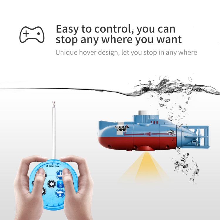 LSRC Mini USB Charging Remote Control Submarine Children Toy(Blue)