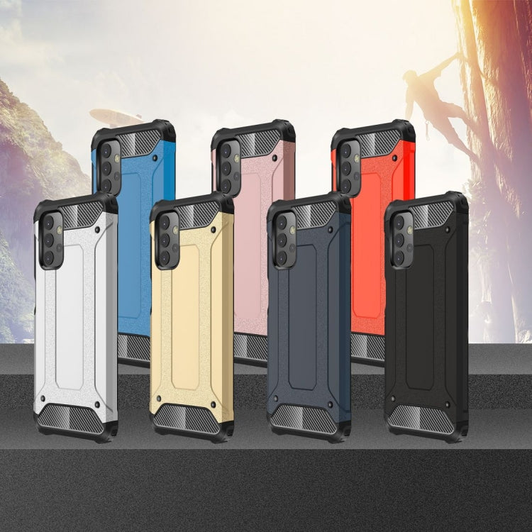 For Samsung Galaxy A32 5G Magic Armor TPU + PC Combination Case(Blue)