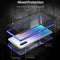 For Samsung Galaxy Note10+ Magnetic Metal Frame Double-sided Tempered Glass Case(Black)