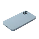 Straight Edge Solid Color TPU Shockproof Case For iPhone 12 Pro Max(Lavender Grey)