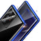 For Samsung Galaxy Note20 Ultra Magnetic Metal Frame Double-sided Tempered Glass Case(Blue)