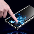 For Huawei P30 Pro Magnetic Metal Frame Double-sided Tempered Glass Case(Black)