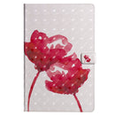 For Lenovo Tab M10 Plus TB-X606F 3D Painted Pattern Horizontal Flip Leather Case with Holder & Card Slots & Wallet & Sleep / Wake-up Function (Red Rose)