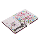 For Lenovo Tab M10 Plus TB-X606F 3D Painted Pattern Horizontal Flip Leather Case with Holder & Card Slots & Wallet & Sleep / Wake-up Function (Girl Under The Tree)