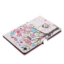 For Lenovo Tab M10 Plus TB-X606F 3D Painted Pattern Horizontal Flip Leather Case with Holder & Card Slots & Wallet & Sleep / Wake-up Function (Girl Under The Tree)