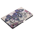 3D Painted Pattern Horizontal Flip Leather Case with Holder & Card Slots & Wallet & Sleep / Wake-up Function For Lenovo Tab M10 Plus TB-X606F(Black Butterfly)