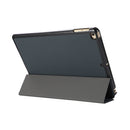 3-folding Skin Texture Horizontal Flip TPU + PU Leather Case with Holder For iPad 9.7 (2018) / 9.7 (2017) / air / air2(Black)