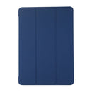 3-folding Skin Texture Horizontal Flip TPU + PU Leather Case with Holder For iPad 9.7 (2018) / 9.7 (2017) / air / air2(Navy Blue)