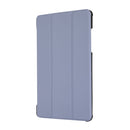 3-folding Skin Texture Horizontal Flip TPU + PU Leather Case with Holder For Samsung Galaxy Tab A 8.0 (2019) T290 / T295(Lavender Grey)