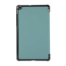 3-folding Skin Texture Horizontal Flip TPU + PU Leather Case with Holder For Samsung Galaxy Tab A 8.0 (2019) T290 / T295(Green)