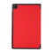 3-folding Skin Texture Horizontal Flip TPU + PU Leather Case with Holder For Samsung Galaxy Tab A7 10.4(2020) T500 / T505(Red)