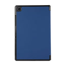3-folding Skin Texture Horizontal Flip TPU + PU Leather Case with Holder For Samsung Galaxy Tab A7 10.4(2020) T500 / T505(Navy Blue)