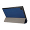 3-folding Skin Texture Horizontal Flip TPU + PU Leather Case with Holder For Samsung Galaxy Tab A7 10.4(2020) T500 / T505(Navy Blue)