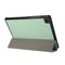 3-folding Skin Texture Horizontal Flip TPU + PU Leather Case with Holder For Samsung Galaxy Tab A7 10.4(2020) T500 / T505(Mint Green)