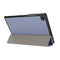 3-folding Skin Texture Horizontal Flip TPU + PU Leather Case with Holder For Samsung Galaxy Tab A7 10.4(2020) T500 / T505(Lavender Grey)