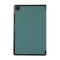 3-folding Skin Texture Horizontal Flip TPU + PU Leather Case with Holder For Samsung Galaxy Tab A7 10.4(2020) T500 / T505(Green)