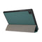 3-folding Skin Texture Horizontal Flip TPU + PU Leather Case with Holder For Samsung Galaxy Tab A7 10.4(2020) T500 / T505(Green)