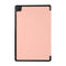 3-folding Skin Texture Horizontal Flip TPU + PU Leather Case with Holder For Samsung Galaxy Tab A7 10.4(2020) T500 / T505(Pink)