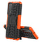 For Huawei P Smart(2021)/Y7a Tire Texture Shockproof TPU+PC Protective Case with Holder(Orange)