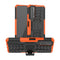 For Huawei P Smart(2021)/Y7a Tire Texture Shockproof TPU+PC Protective Case with Holder(Orange)