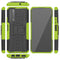 For Huawei P Smart(2021)/Y7a Tire Texture Shockproof TPU+PC Protective Case with Holder(Green)
