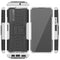 For Huawei P Smart(2021)/Y7a Tire Texture Shockproof TPU+PC Protective Case with Holder(White)