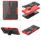 For Huawei P Smart(2021)/Y7a Tire Texture Shockproof TPU+PC Protective Case with Holder(White)