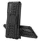 For Huawei P Smart(2021)/Y7a Tire Texture Shockproof TPU+PC Protective Case with Holder(Black)