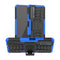 For Huawei P Smart(2021)/Y7a Tire Texture Shockproof TPU+PC Protective Case with Holder(Blue)