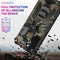 For Samsung Galaxy S21 Ultra 5G Camouflage Armor Shockproof TPU + PC Magnetic Protective Case with Holder(Army Green)