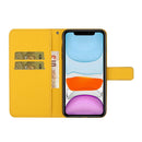 Ethnic Style Embossed Pattern Horizontal Flip Leather Case with Holder & Card Slots & Wallet & Lanyard For iPhone 12(Yellow)