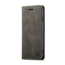 AutSpace A01 Retro Skin-feel Crazy Horse Texture Horizontal Flip Leather Case with Holder & Card Slots & Wallet & RFID For iPhone SE 2022 / SE 2020 / 8 / 7(Coffee)
