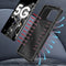 For Samsung Galaxy S21 Ultra 5G Machine Armor Warrior Shockproof PC + TPU Protective Case(Red)
