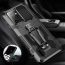 For Samsung Galaxy S21 Ultra 5G Machine Armor Warrior Shockproof PC + TPU Protective Case(Red)