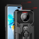 For Huawei Mate 40 Machine Armor Warrior Shockproof PC + TPU Protective Case(Black)