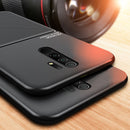 For Xiaomi Redmi 9 Classic Tilt Strip Grain Magnetic Shockproof PC + TPU Case(Green)