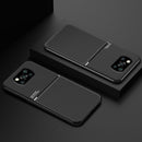 For Xiaomi Poco X3 NFC Classic Tilt Strip Grain Magnetic Shockproof PC + TPU Case(Red)