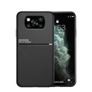 For Xiaomi Poco X3 NFC Classic Tilt Strip Grain Magnetic Shockproof PC + TPU Case(Blue)
