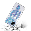 For Samsung Galaxy A12 Coloured Drawing Pattern Transparent TPU Protective Case(Windmill)