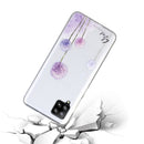 For Samsung Galaxy A12 Coloured Drawing Pattern Transparent TPU Protective Case(Dandelion)
