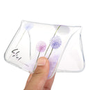 For Samsung Galaxy A12 Coloured Drawing Pattern Transparent TPU Protective Case(Dandelion)
