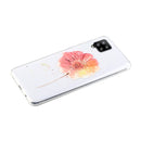 For Samsung Galaxy A12 Coloured Drawing Pattern Transparent TPU Protective Case(Flower)