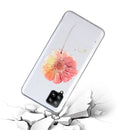 For Samsung Galaxy A12 Coloured Drawing Pattern Transparent TPU Protective Case(Flower)